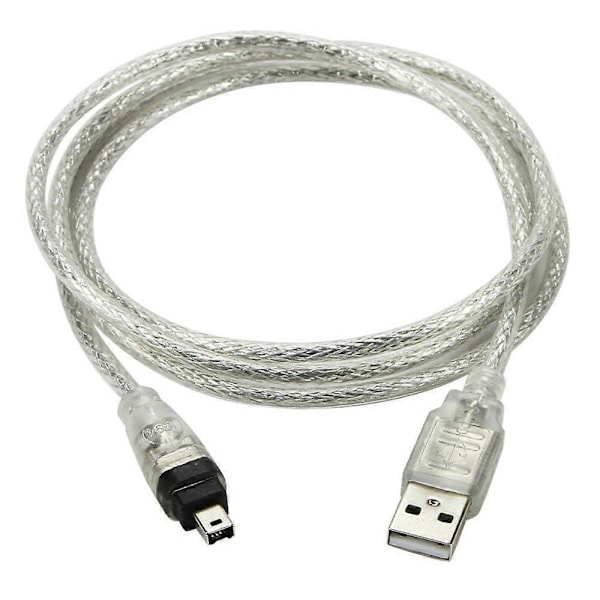 USB Han til Firewire IEEE 1394 4 Pin Han iLink Adapter Kabelledning til Sony DCR-TRV75E DV
