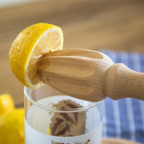 Træ Citruspresser - Nemt Greb til Frisk Appelsinsaft