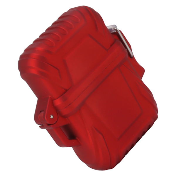 2-pack ficktändare fodral IP56 vattentät säker bärbar ficktändare lock för utomhuscamping resor röd