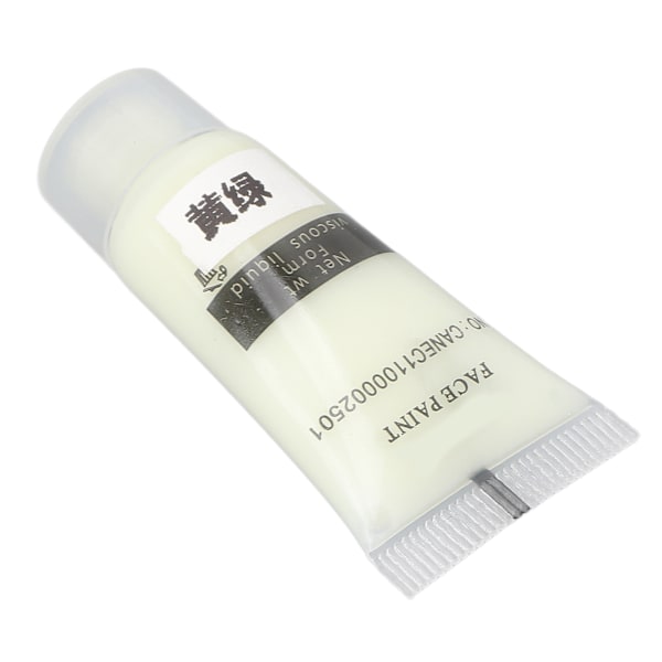 Lysande färg DIY Craft Ansikte Kropp Resin Art Creation Bright Luminous Nail Art Paint 0,4 oz Gulgrön