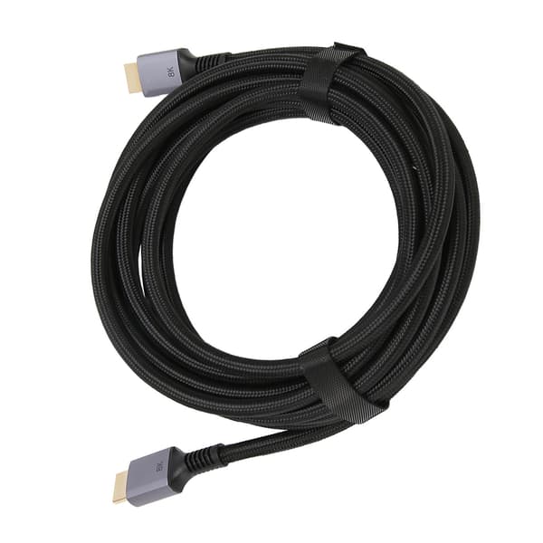 8K HD Multimedia Interface-kabel 6,7 mm tråddiameter ren OFC-ledare HD Multimedia Interface 2.1-kabel 5 meter