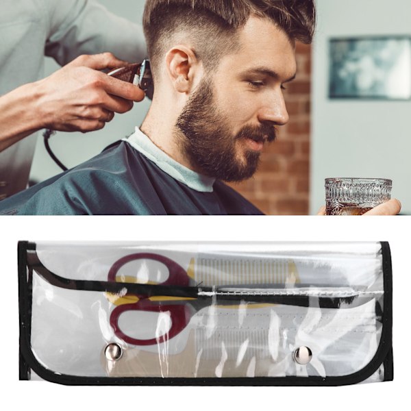 Hårkampose, frisørredskabstaske, etui, hårkambeholder