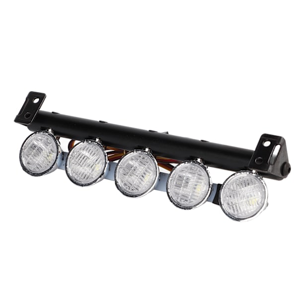 Universell RC-bil LED-taklampa Ramp för 1/10 1/8 Fjärrkontrollmodellbil SerieFem lampor