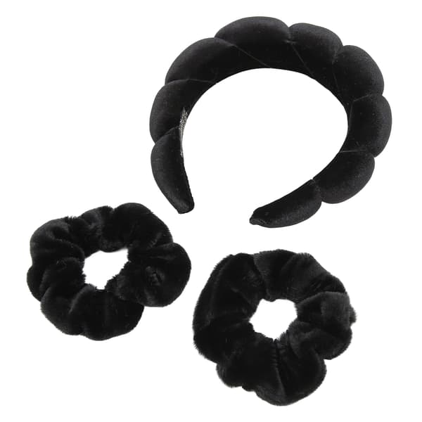 Ansiktsvask Pannebånd 2 stk Armbånd Mykt Polyester Håndledd Vaskebånd Hårbåndsett
