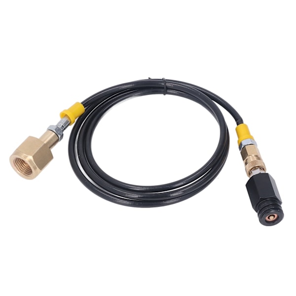 Soda Refill Adapter CO2 Cylinder Cartridge Fill Tank Connector med 60in slang CGA320 Högtrycksslang