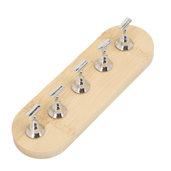 Nail Display Stand DIY Log Press On Fixation Magnetisk falsk nagelhållare för nybörjarmanikyr
