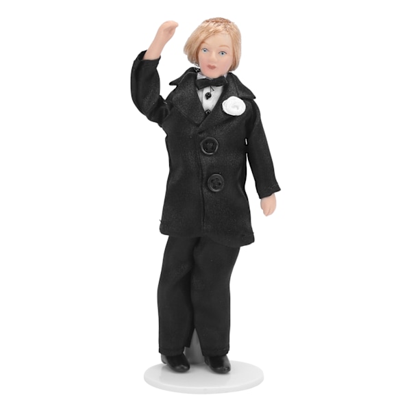 Nukkekodin sulhanen miniatyyri posliinisulhanen 1/12 mittakaavan nukketalon sisustuslisävaruste