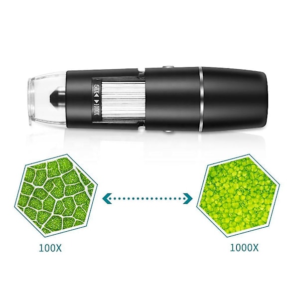 Trådløst USB HD Inspektionskamera - Håndholdt Digital Mikroskop med 50x-1000x Forstørrelse og Stativ