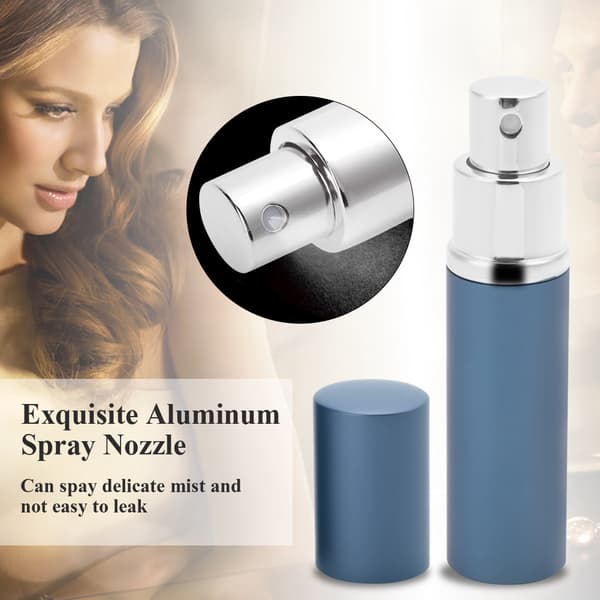 10 ml påfyllbar parfymeflaske bærbar tom pumpe lotion parfyme forstøver blå
