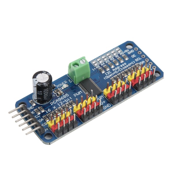 PWM servodrivrutin 16-kanals motordrivkortsmodul IIC-gränssnitt PCA9685 för robot