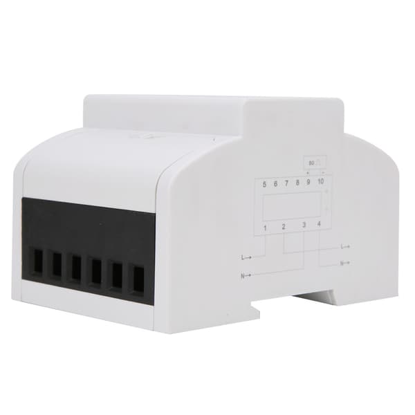 DDS548C Watt-time Måler Enkeltfaset 4P 230V Strøm Energimåler 35mm DIN-skinne Montering