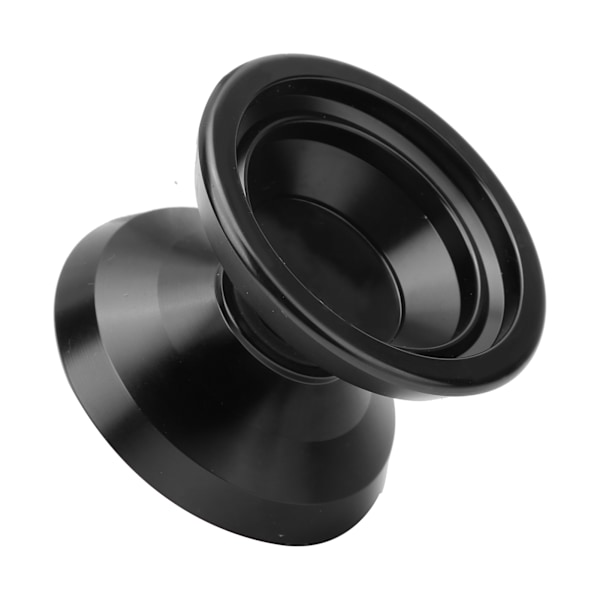 Alloy Yoyo Ball Konkurranse Yoyo Toy med 3stk Reserve Yoyo Strenger Hanske SettSvart