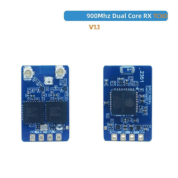 915MHz 868MHz ELRS RX Diversity Mottaker Dual Core RX Dobbel Antenne A