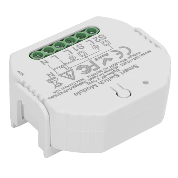 Smart Dimmerbrytermodul 2-veis dimming APP-kontrollbryter skjult montering 90-250V
