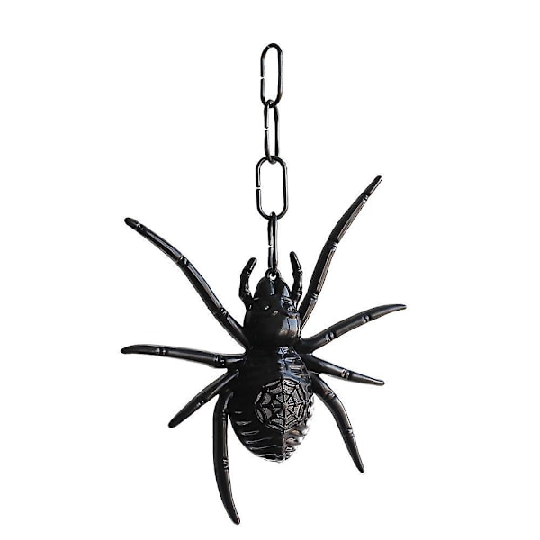 Små Realistiske Plast Edderkopp Leke - Morsomme Halloween Spøk Props og Dekorasjoner