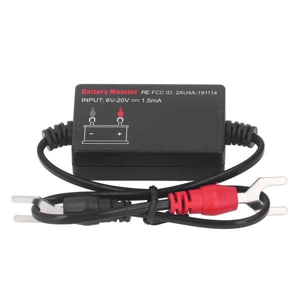 Batterimonitor BT 4.0 Mobil APP Overvåkingstester for 12V Bilbatteri 6‑20V Inngang