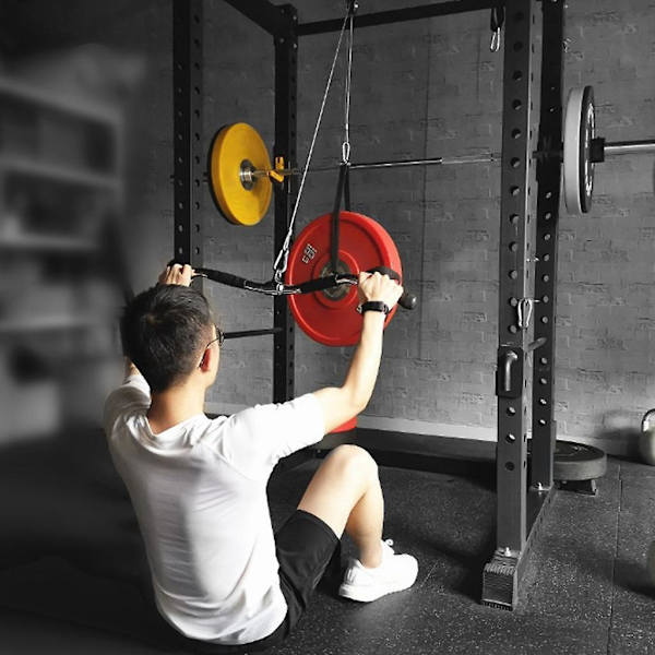 2 x Fitness DIY Taljaköysi Hauis Ojentaja Käsivarsi Blaster Köysi Fi x ed 2.5M--