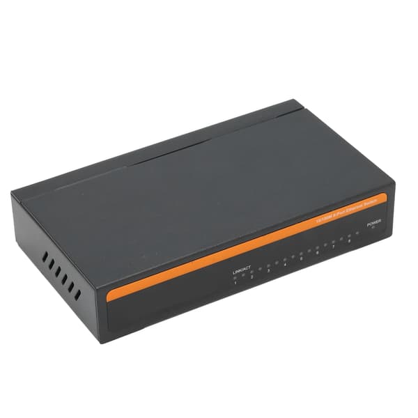 Ethernet Switch TBCS4008E 100M 8 porte selvtilpassende splitter desktop computertilbehør (EU-stik)