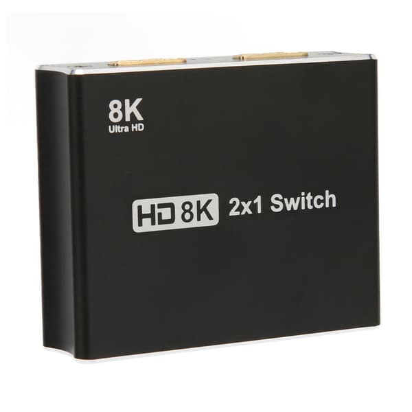HD Multimedia Interface Switch Höghastighets 48 Gbps 8K 60 Hz 2 in 1 ut-switch för HDTV-projektor Dator