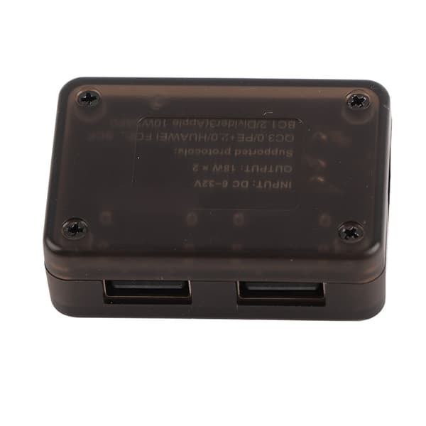 12V 24V til for QC3.0 DC‑DC Nedtrappings Dobbel USB Hurtiglading Buck Modul