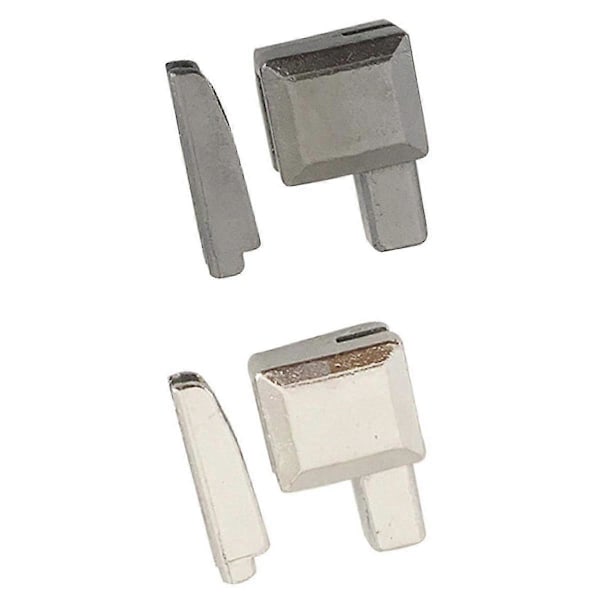Metall Dragkedja Spärr Slider Fäste Insättningsstift/