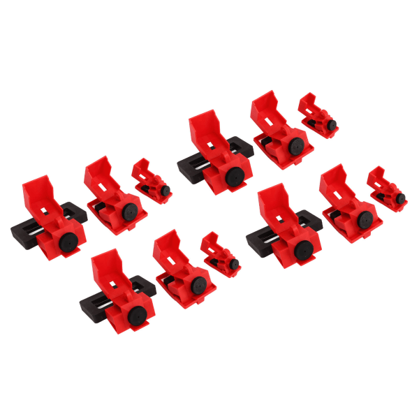 12 st Enpolig Breaker Lock Out Device Nylon Breaker Clamp On Lockout Tagout Kit