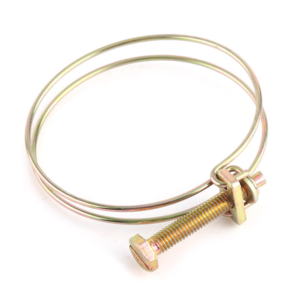 Dubbeltråds Vattenslang Maskklämma Rörclips Båge VVS (52mm-57mm)