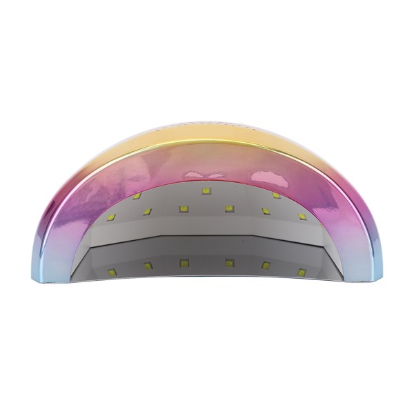 UV LED-spikerlampe 48W Dobbel lyskilde Infrarød Intelligent Induksjon Gel Polish tørketrommel EU-plugg 100‑240V
