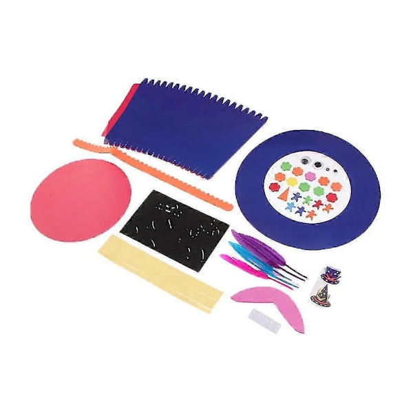 Halloween Hatt Kit Papperspyssel Halloween Party Tillbehör För Barn Blå Zekai
