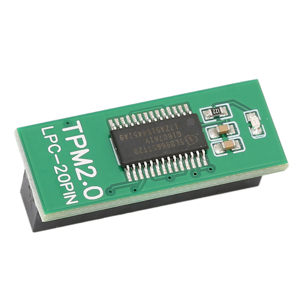 TPM 2.0 Krypteringssikkerhedsmodul 20pin Stærk Kryptering TPM Processor Grøn TPM Modul Systemkomponenter til PC LPC