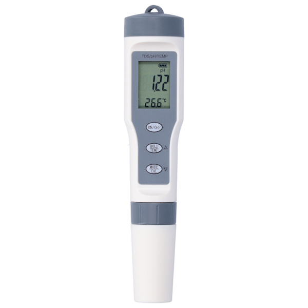3 i 1 Multifunktionell PH-mätare Vattenkvalitetstestpenna Konduktivitetsmätare Testinstrument