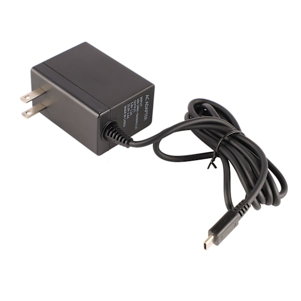 Konsolströmladdare stöder TV-läge Säker spelkonsolladdaradapter för Switch US-kontakt 100‑240V