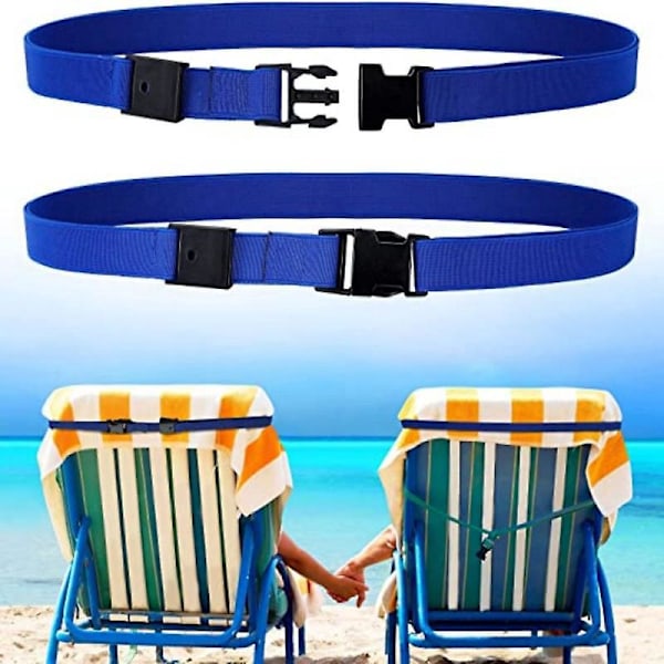 Beach Towel Bands - Elastic Fabric with Adjustable Clasp