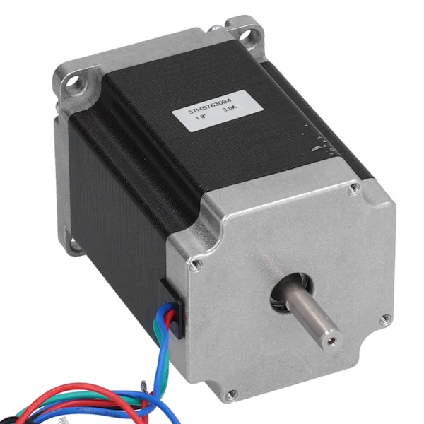 57 Steppermotor 4 ledning 1,8NM 1,8° vinkel Lavstøjsmaskintransmissionsdele 24V 3A 72W57HS7630B4 Dobbeltaksel