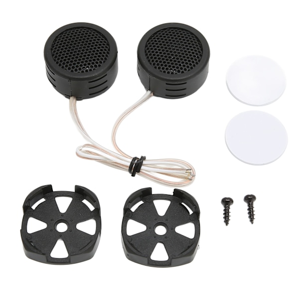 2 st bilstweeters 97dB 500W kupol inre stereo ljudhögtalare med bas för ljudsystem
