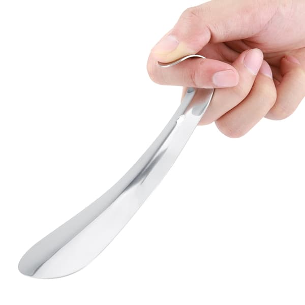 Skohorn i rustfritt stål for barn, kvinner og eldre, 14,5 cm/5,7 tommer