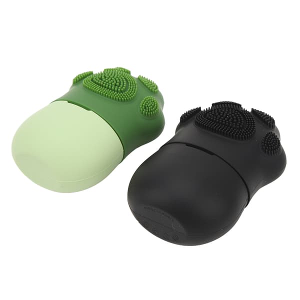 2PCS Ice Cube Roller Massager Kattkloform Återanvändbar Massage Silikonisform