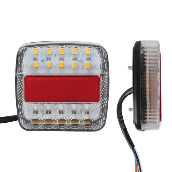12V LED baklys Stopp Brems Blinklys Lavt strømforbruk Vanntett lastebil baklampe