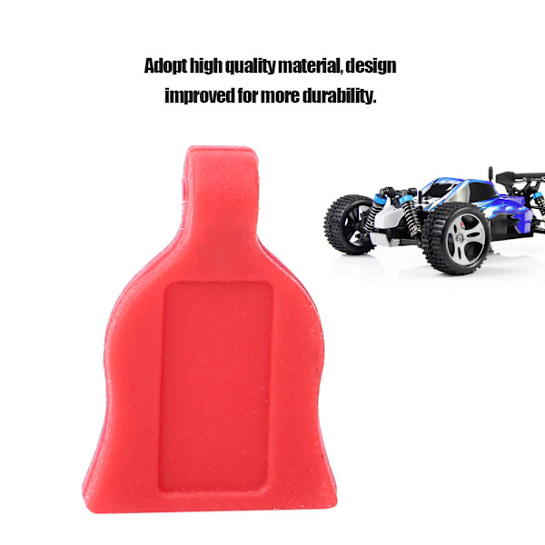 1/10 skallspenne med silikonputer klips Drift RC bilmodell Modifisert tilbehør Rød