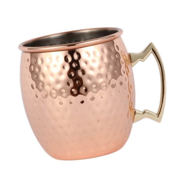 Moscow Mule-kopp 550 ml rustfritt stål stor kapasitet hammerpunkt barkopp for cocktail