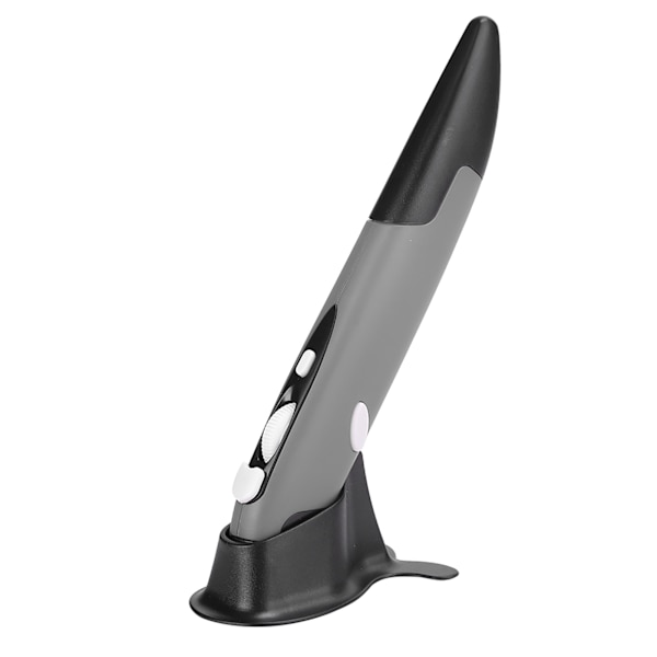 USB Computer Stylus PC Dele Trådløs 2.4G Mouse Pen Type Personlig Innovativ Lodret (Grå PR-03)