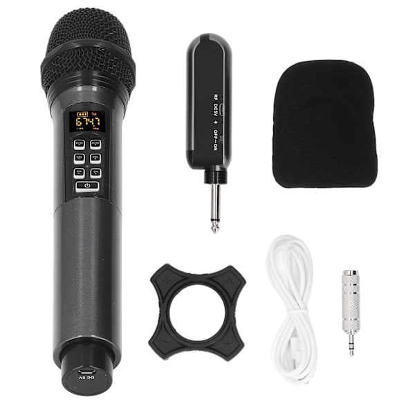 Karaoke håndholdt mikrofon frekvensmodulation efterklang Bluetooth mikrofon til møde fest