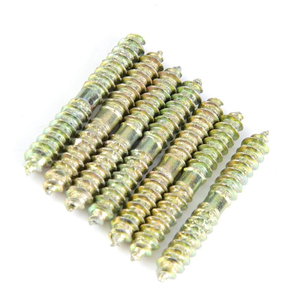 20 kpl 5 * 40 mm tappiruuvi puuntyöstöhuonekalujen liitin kaksipäinen ruuvi