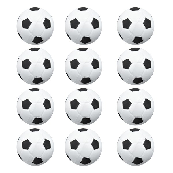 12 STK 6,3 CM Lekplats Full Core Mjuk EVA Elastisk boll Minska trycket Stress BarnleksakFotboll