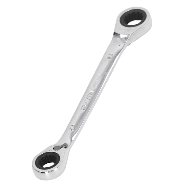 Kaksoispääratchet-avain 12-14 mm 72-hampainen kromivanadiumteräksinen kaksipäinen räikkäavain autokorjaukseen