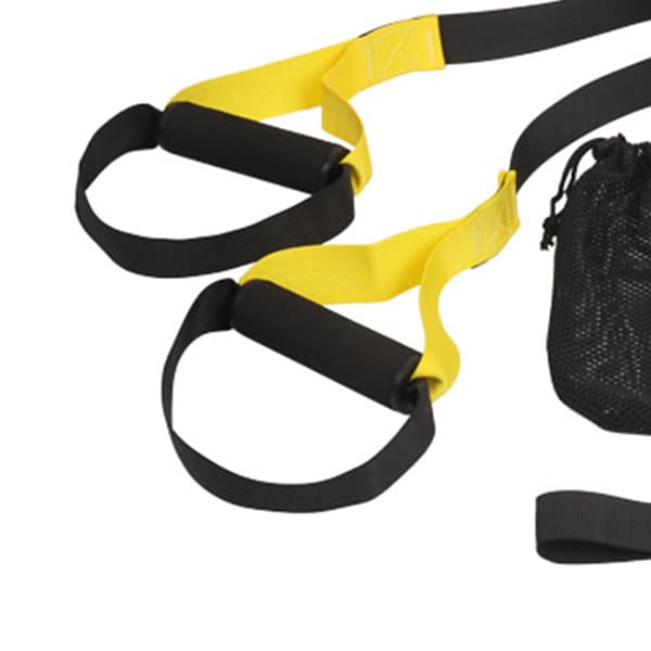 Stretch Band Stretch Strap Justerbart Spänne Elastisk Stretchingrem för Träning Fitness Träning Svart Gul Ingen Skylt