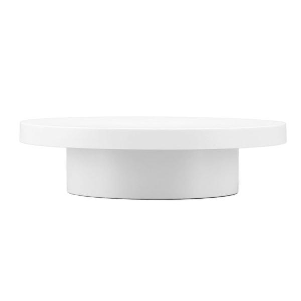 Roterande displaystativ Vit Plug in Fjärrkontroll Lastkapacitet 3kg Automatisk roterande stativ för produkter Diameter 20cm / 7.9in