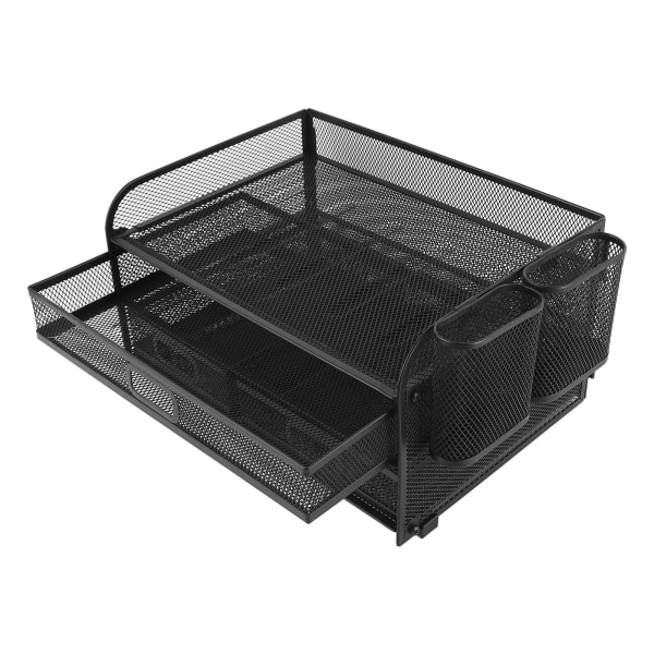 3-vånings mesh organizer Vikbar multifunktionell organizer i metall för studiekontors sovsal