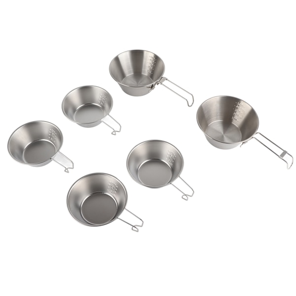 Koreanske tradisjonelle risvinboller 304 rustfritt stål fottur suppebolle for camping backpacking piknik stil 2