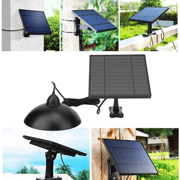 LED Solar Gatelys Vanntett Flomlys for Utendørs Hage Gård